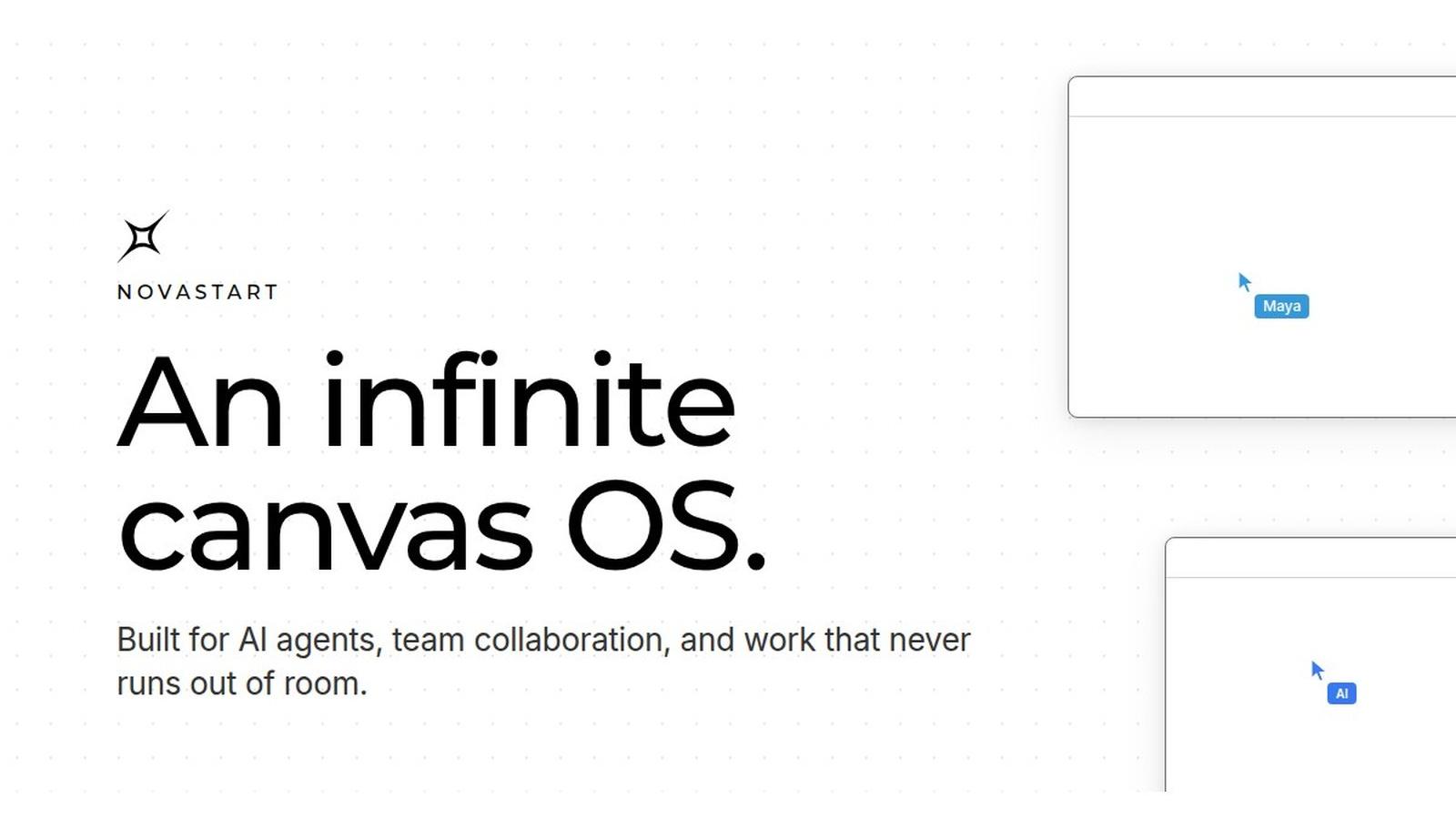 Novastart Launches the Infinite Canvas OS, Where AI Agents Work in Plain Sight
